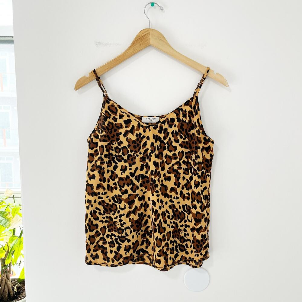 Aritzia Babaton Animal Print Tank Size XS